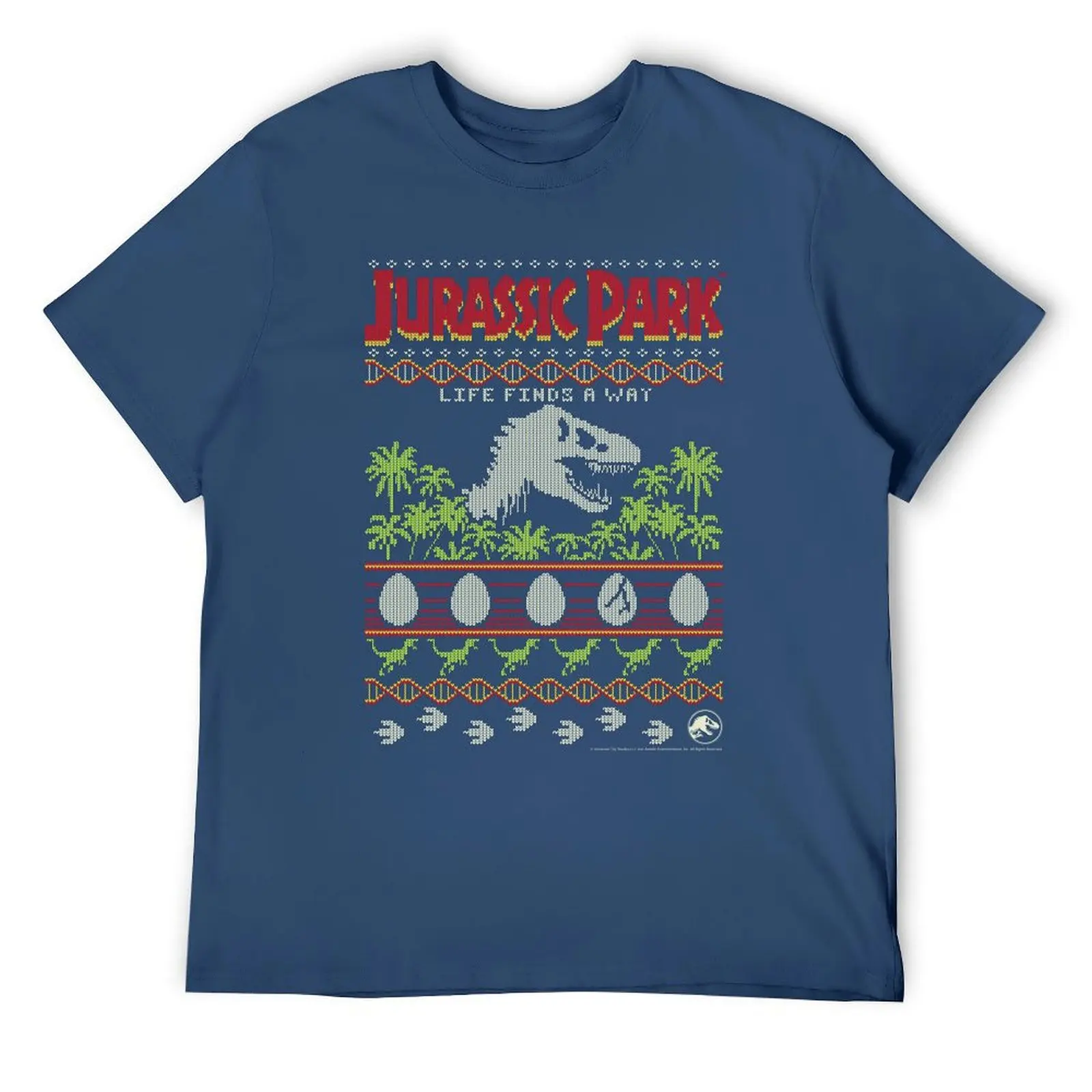 

Jurassic Park Christmas T-Rex The Park Is Open Vintage Ugly Sweater T-Shirt anime stuff graphic t shirts men clothes