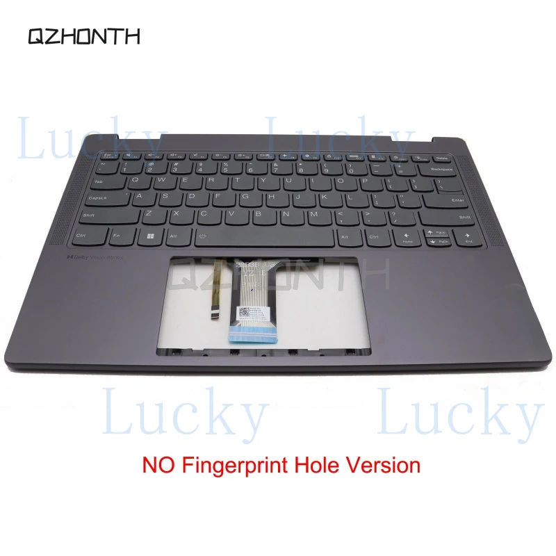 f  New For Lenovo Yoga 7 14IRL8 2023 Palmrest with Backlit Keyboard 14