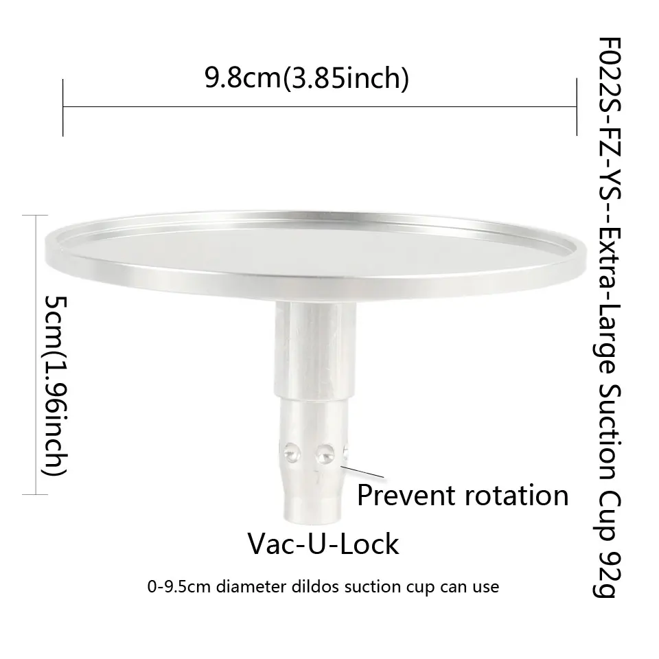 FREDORCH Sex Machine attacchi ventosa per VAC-U-LOCK Dildo materiale in lega di alluminio accessori di buona qualità vari fai da te