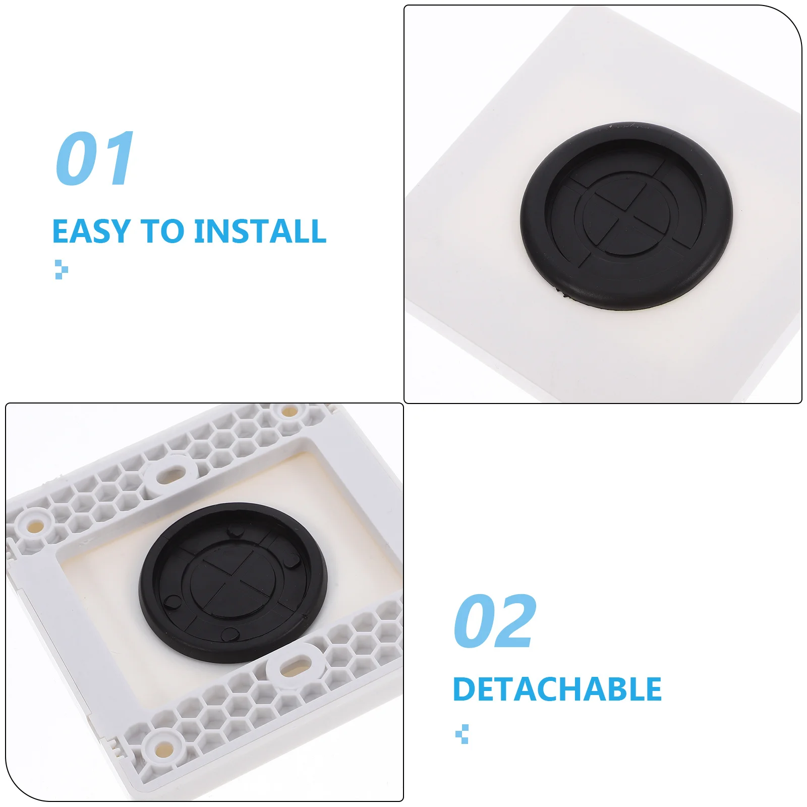 لوحة مخرج التبديل 35 مللي متر كابل تمرير من خلال فارغة للأسلاك الكهربائية غطاء ديكور يغطي منافذ المخرج الموجودة