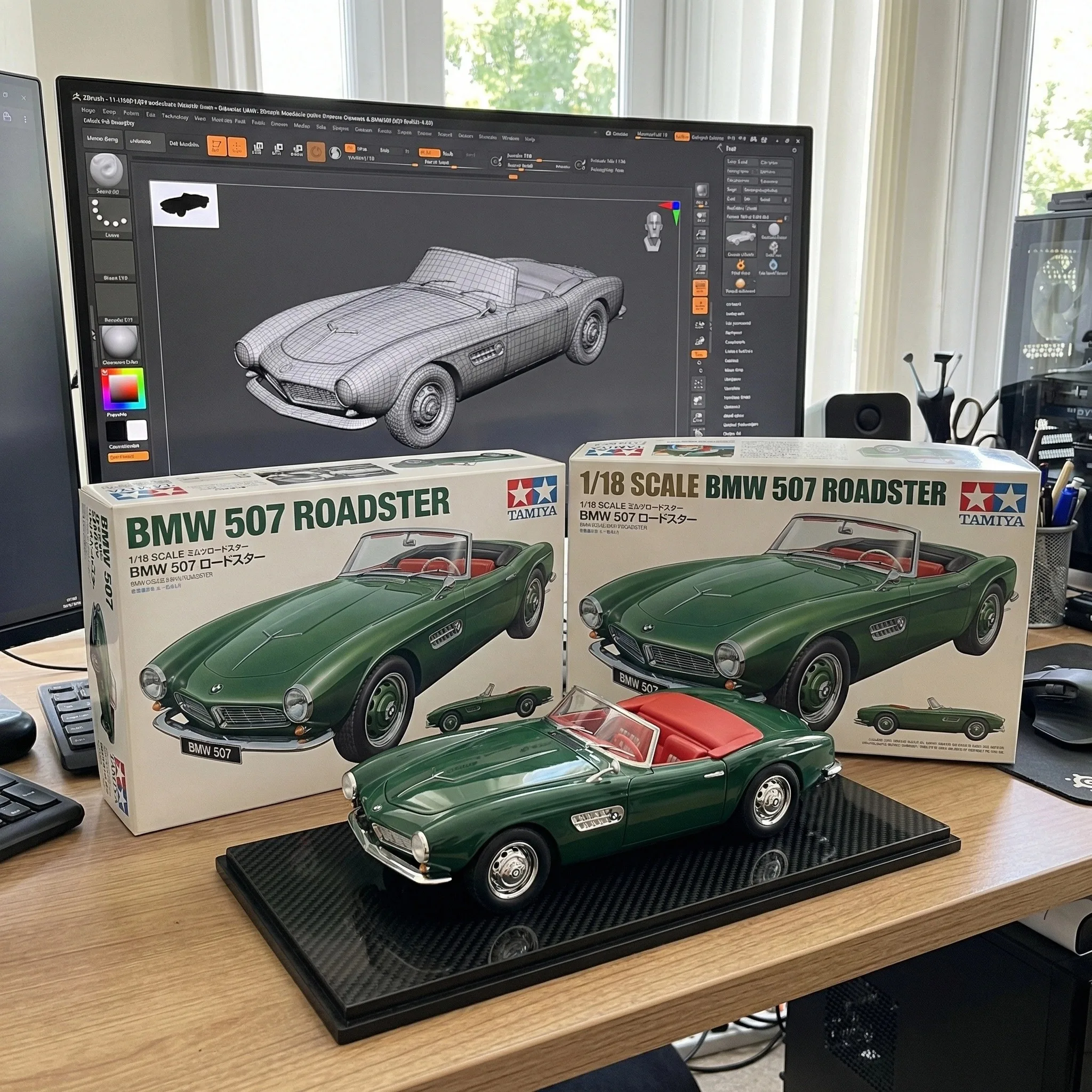 

1/24 BMW 507 Alloy Car Model Simulation Sound and Light Metal Die-casting Body Collectible Toys Children's Gifts Holiday Ornamen