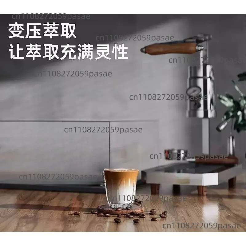 Manual Espressor: Semi-Automatic Italian Espresso Machine with Lever and Manual Pressure Adjustment for Home Use