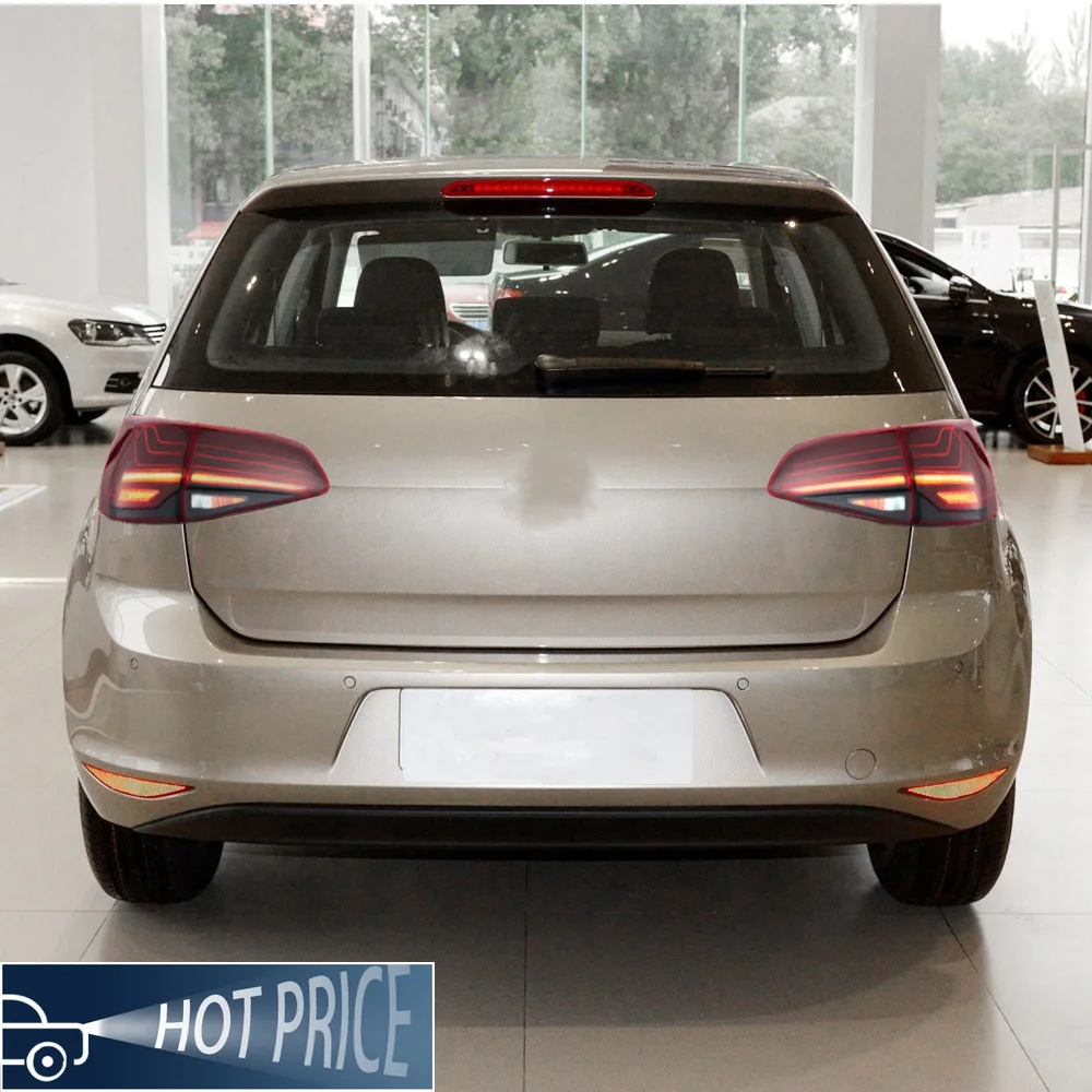 مصابيح خلفية للسيارة للجولف 7 2014-2021 Led مجموعة الضوء الخلفي التلقائي ترقية عالية الجودة G20 نمط أدوات الضوء الخلفي بالليزر الملحقات