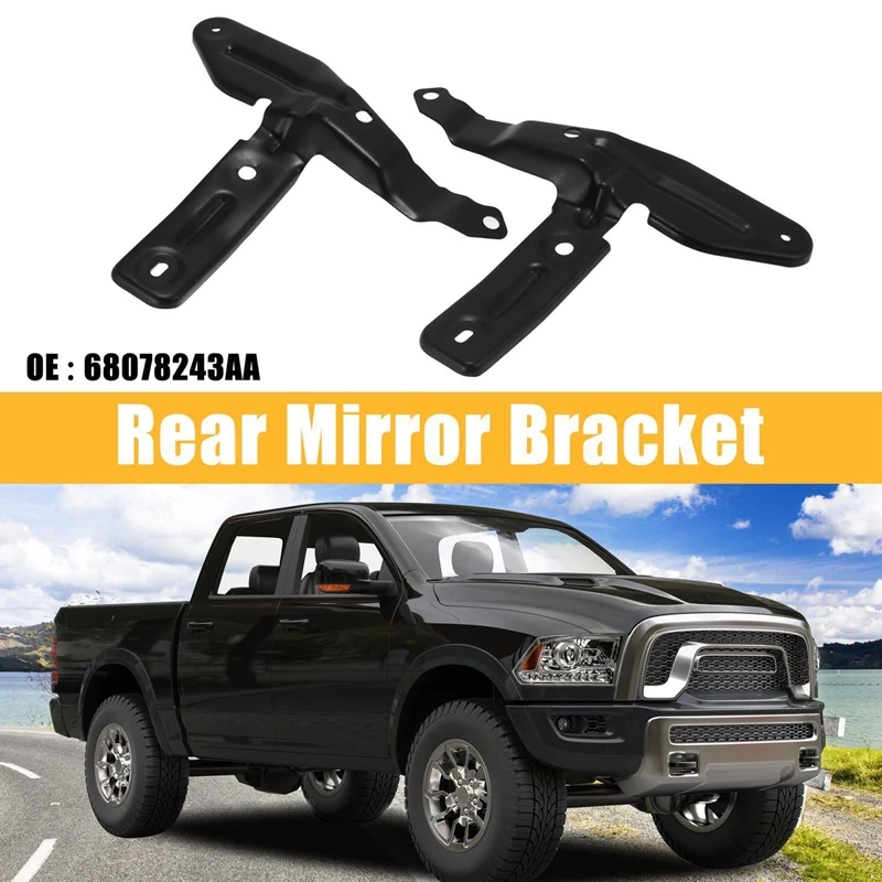 

Auto Parts Trailer Tow Mirror Bracket 68078242AA 68078243AA For Dodge Ram 1500-5500 2010-2019