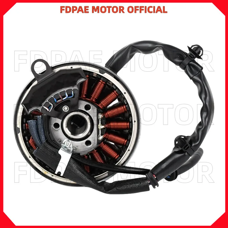 Magneto Stator Coil / Flywheel Assembly for Wuyang Honda Wh110t-6-6a-7-7b-7c