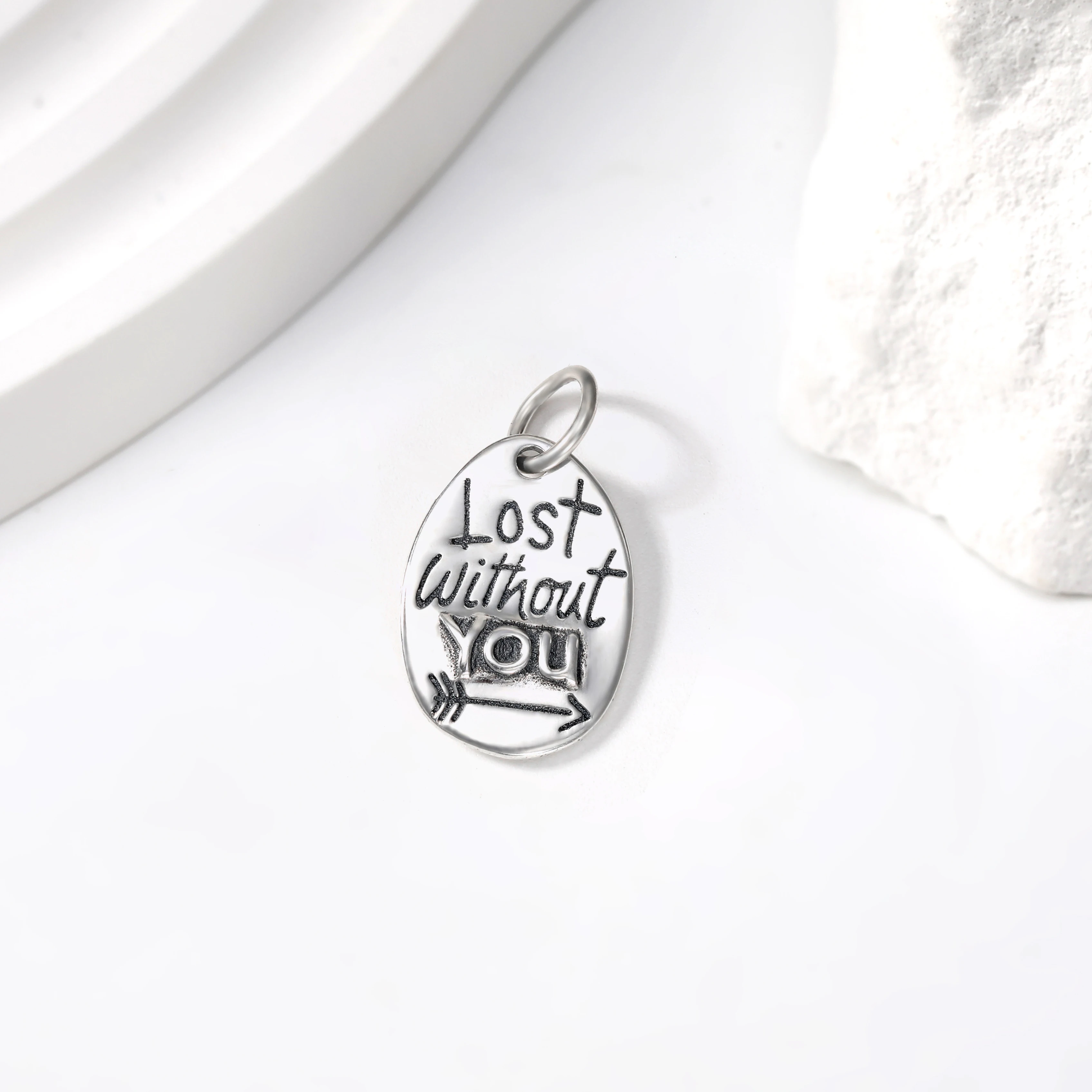 

Серебряный кулон-шарм «Изгубленная тоска» для женщин, парный браслет, украшение для самостоятельного изготовления