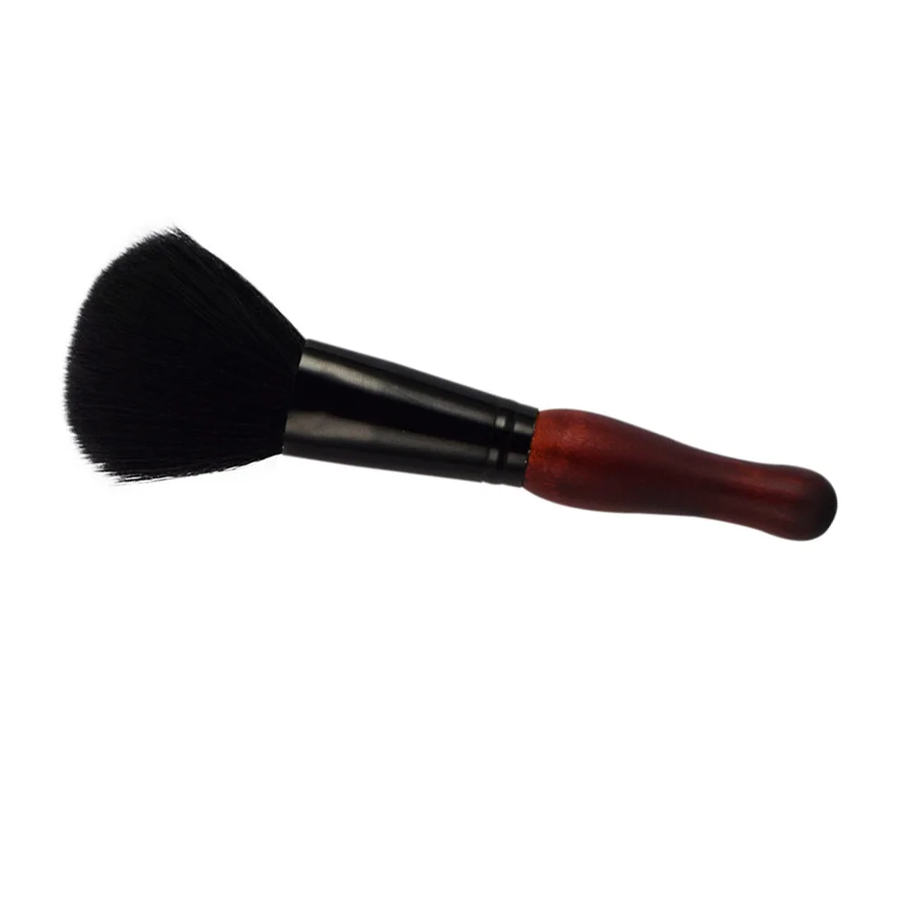 Blusherborstel met houten handvat Premium nylonvezel voor gezichtspoeder Blush-toepassing Natuurlijke afwerking Dagelijkse professionele make-up Dames