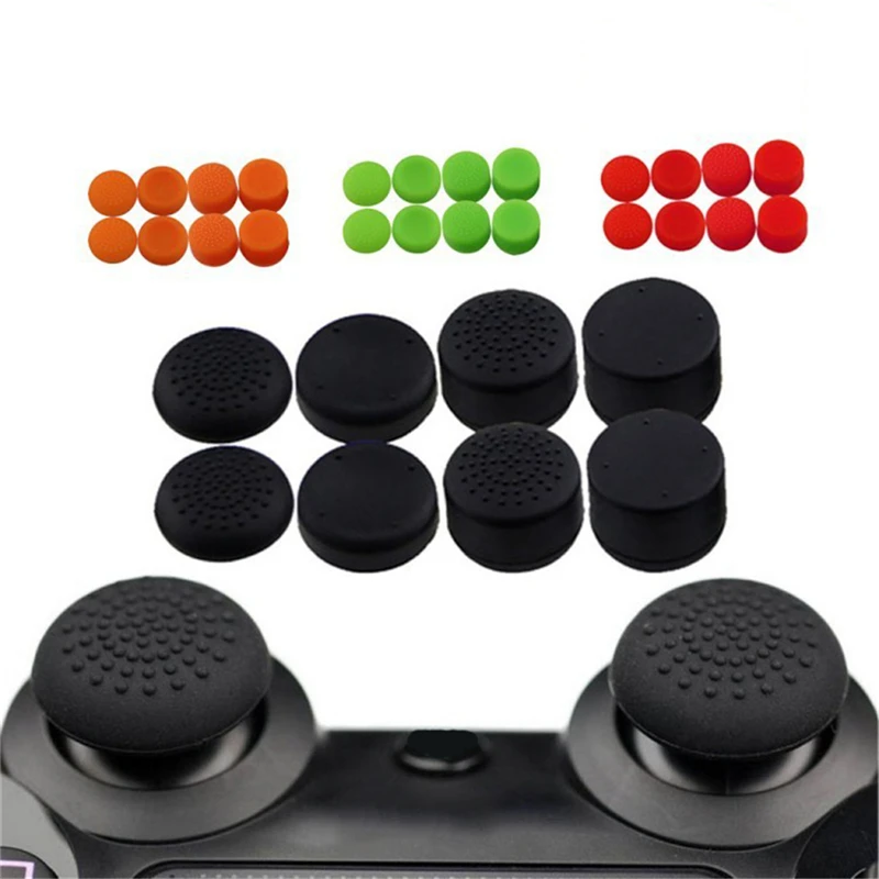 8X Silicone Replacement Key Cap Pad for PS4 Controller Gamepad Game Accessories