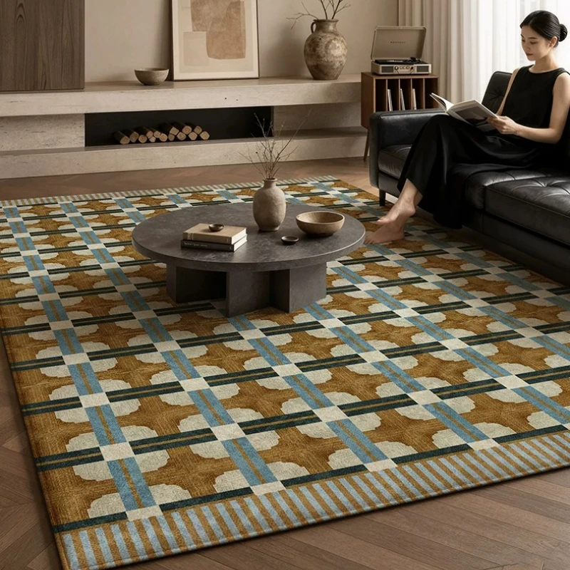 Minimalist Modern Carpet Living Room Sofa Coffee Table Aesthetic Custom Rugs Tapisseries Soft Fluffy Alfombrillas Home Supplies