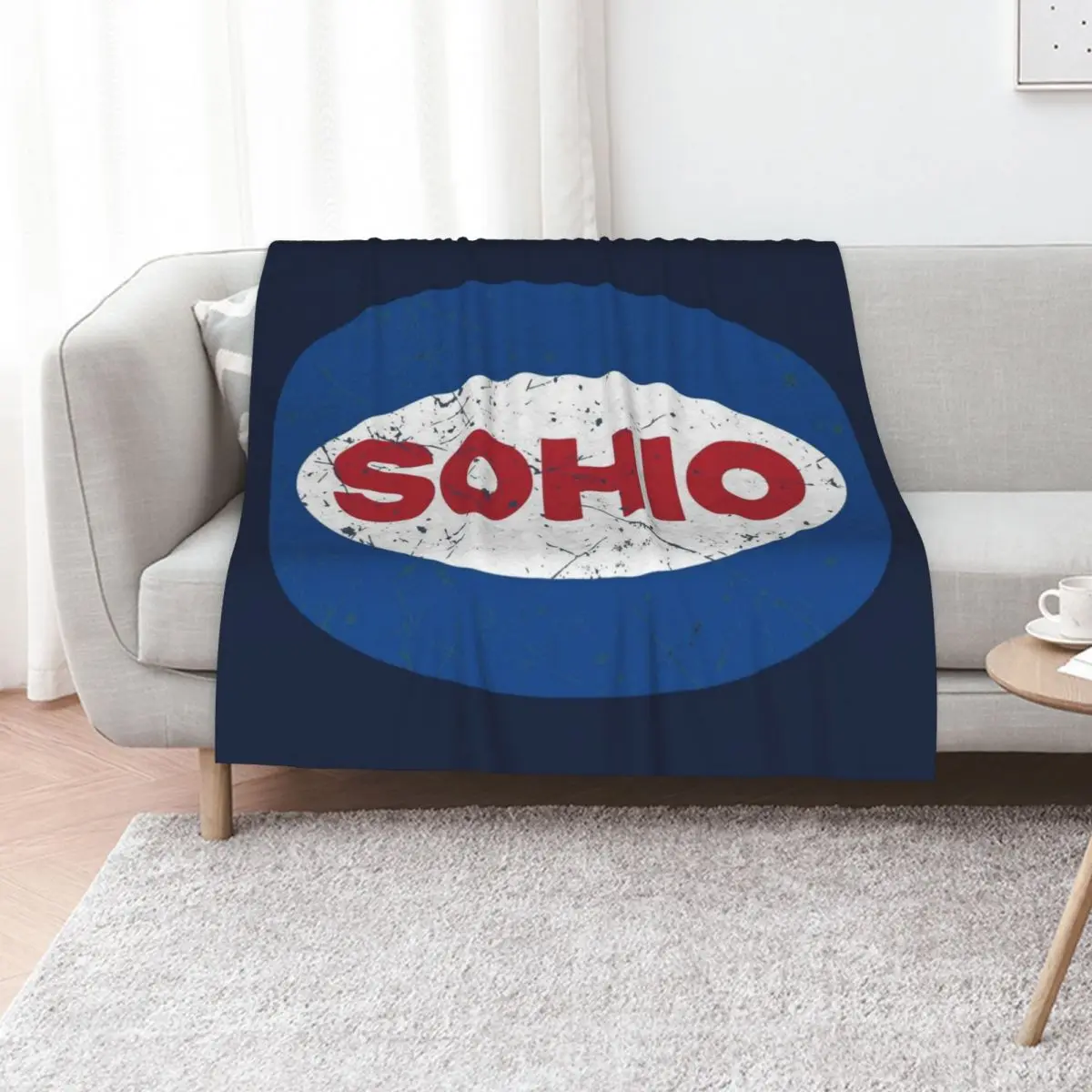 

Sohio Vintage Oil Company Throw Blanket Blankets For Baby Flannels Soft Fashion Sofas Blankets