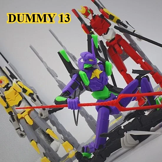 3D Printed Articulated Action Figure EVA First Warrior Anime Toy Parent-children Game Gifts