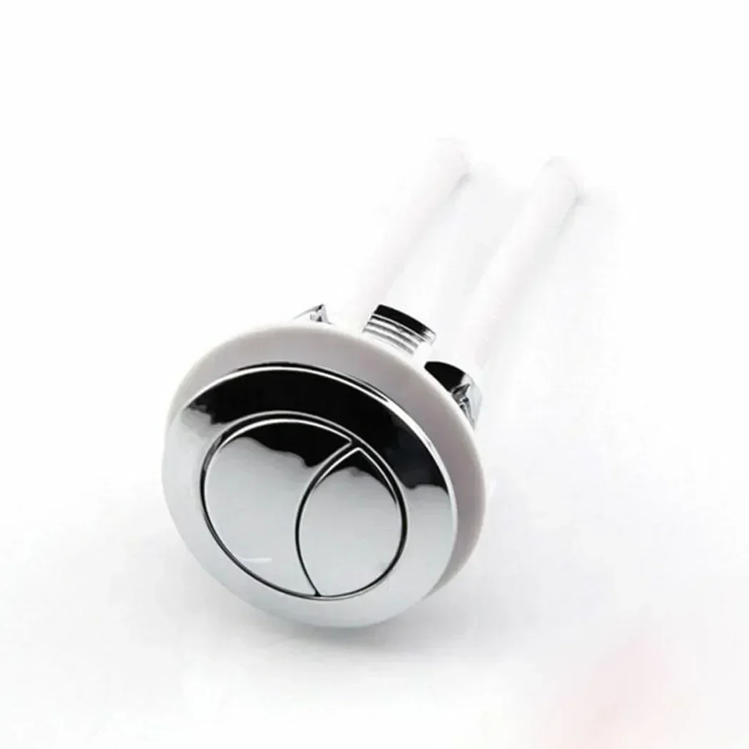 1pc Toilet Water Tank Rods Push Buttons  Tank Push Switch Water Saving Rod Accessories  38mm Hole Toilet Button Cover Round