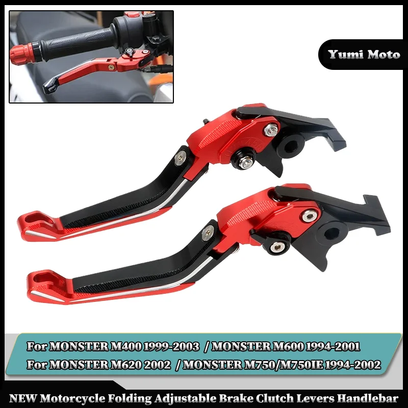 

NEW Motorcycle Folding Adjustable Brake Clutch Levers HandlebarFor DUCATI MONSTER M400 / M600 / M620 / M750 / M750IE / M900