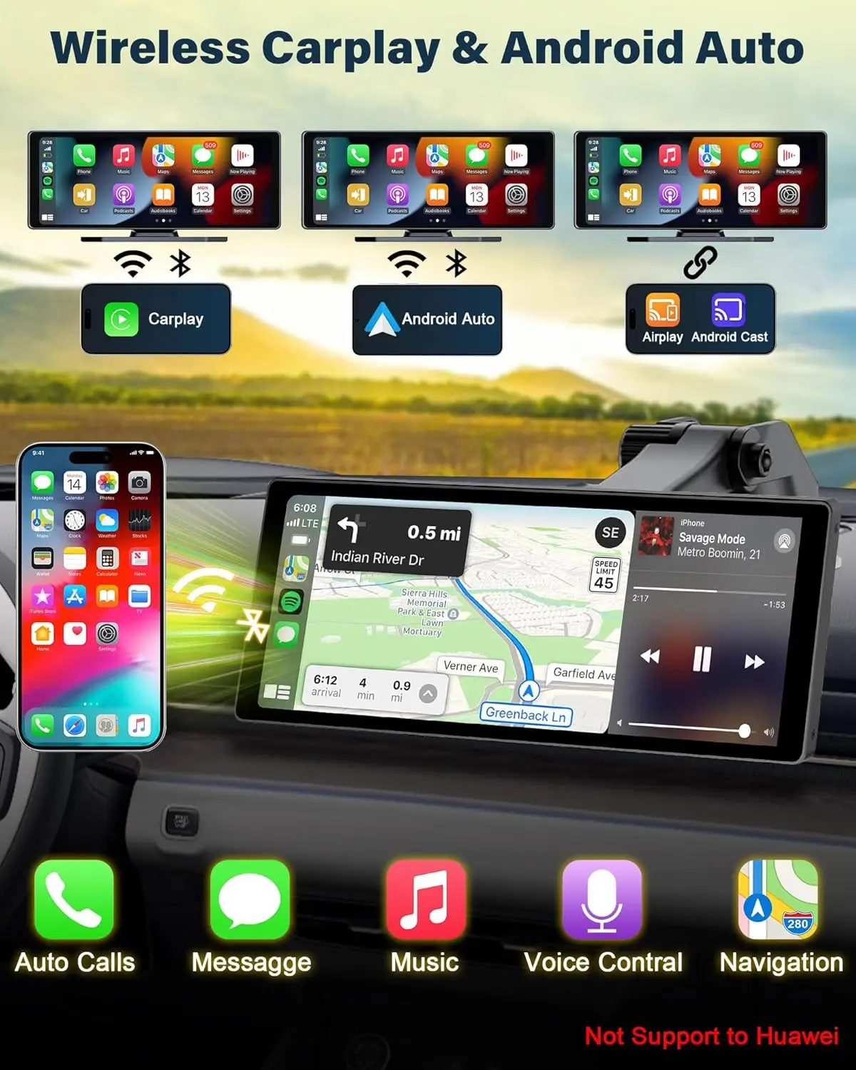 Vtopek Carplay Screen for Car,10.26