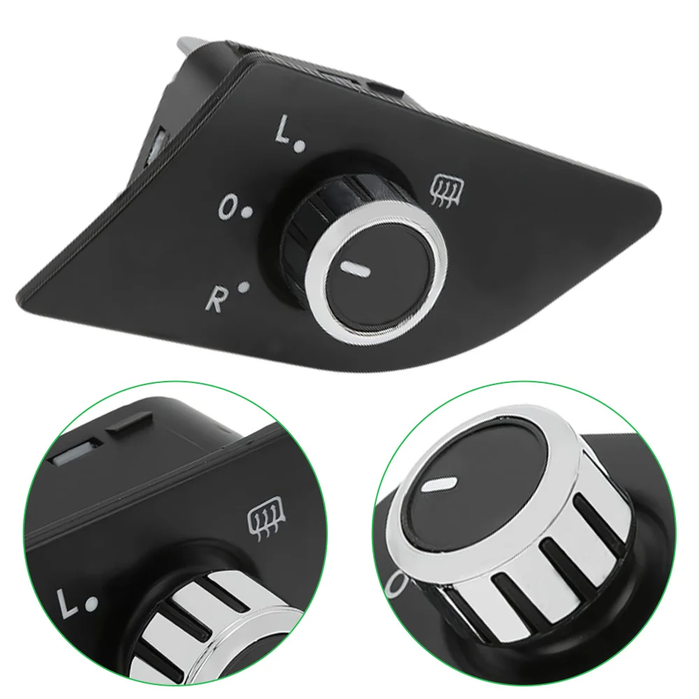 

Car Side Rear View Mirror Control Switch Adjust Knob for VW Passat B7 2011 2012 2013 2014 2015 LHD 561959565C 561959565