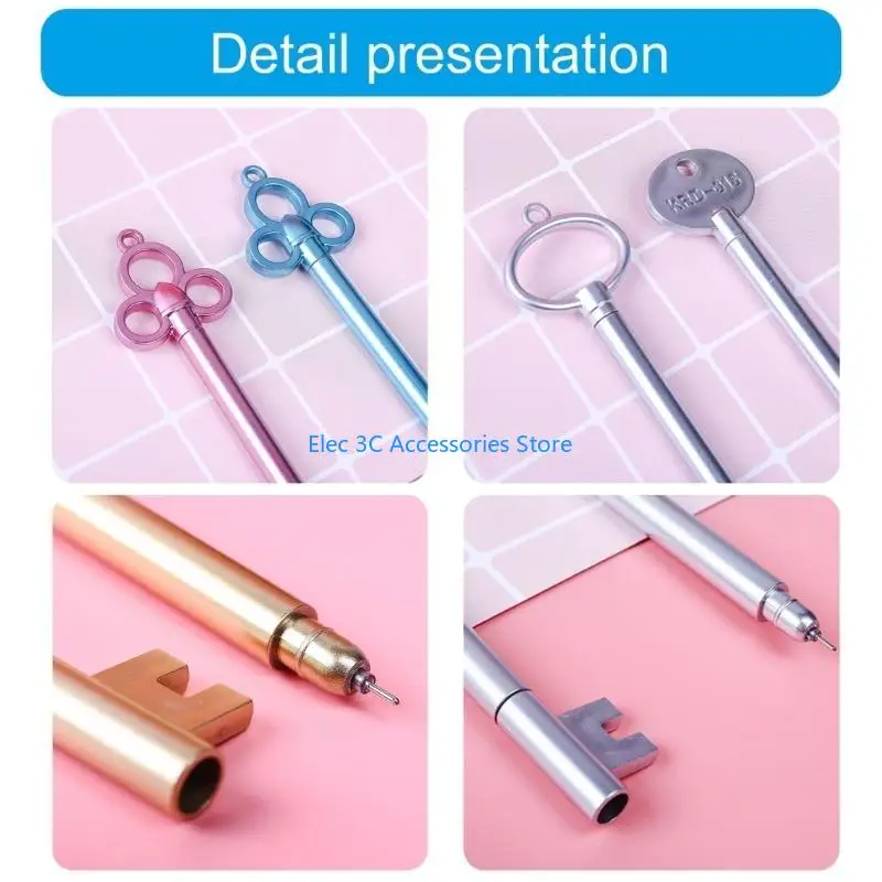 Y51A Shaped Gel Pen 0.38MM Needle Tip Write Smoothly Quick Dry, Stocking Fillers