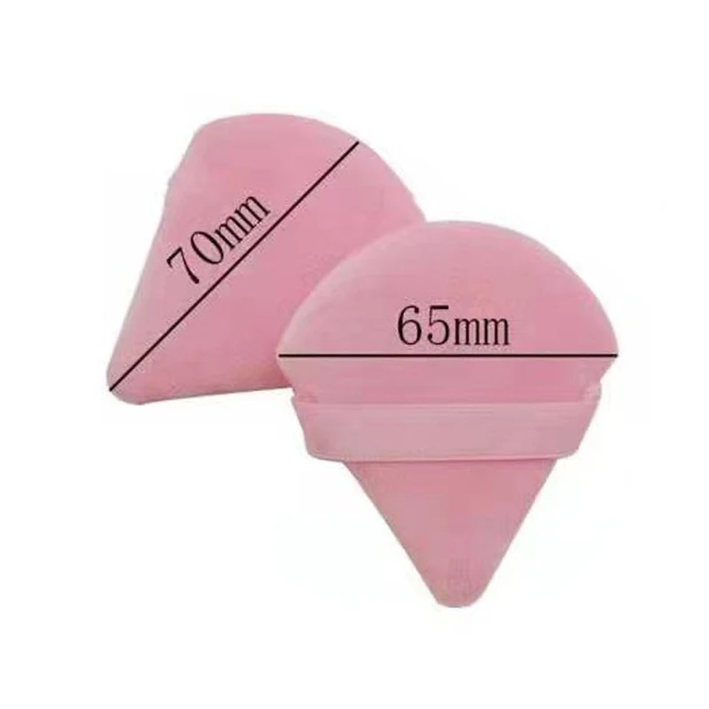 Customize Logo Reusable Microfib Cotton Makeup Remover Pads Triangular Loose  Fan-shaped Beauty Tool on Tag