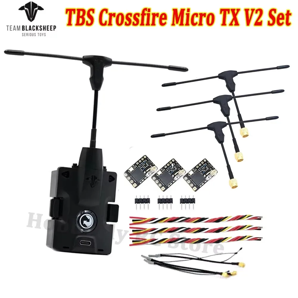 Original TBS Team BlackSheep Crossfire Micro Transmitter MICRO TX V2 915Mhz CRSF Long Range Radio System for RC FPV Racing Drone