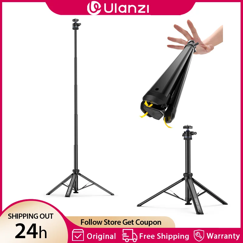Ulanzi MT93 1.6M Auto-Open Tripod with Uka Ball Head 1/4“ Sc