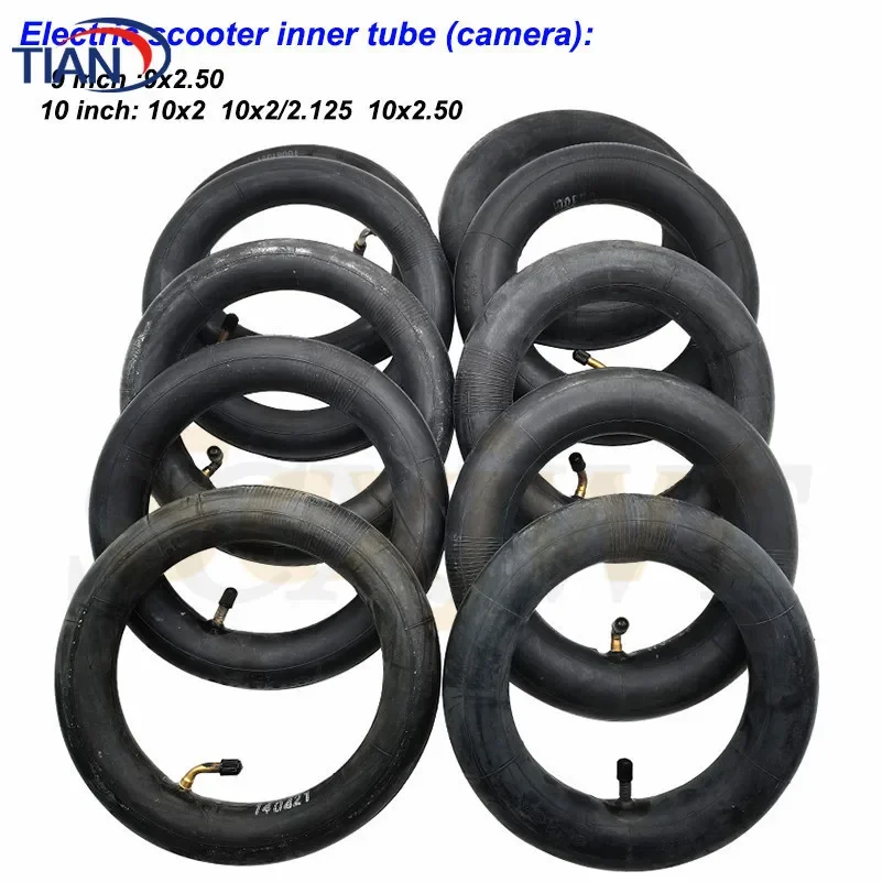 10x2.125 Butyl Rubber Inner Tube 10x2 10x2.50 Inner Tire 9x2.50 Inner Camera 10x1 1/4 for Electric Scooter Balance Car Parts