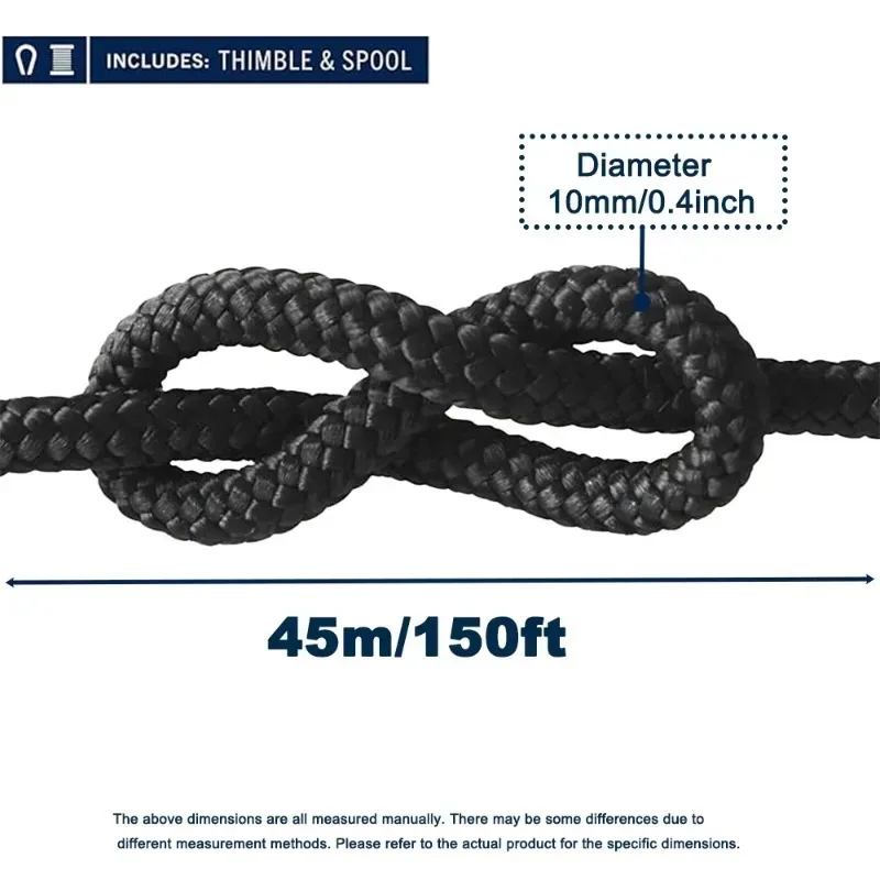 

High Strength Marine Boat Mooring Rope Nylon Fender Rope Dock Line Anchor Line with Stainless Steel