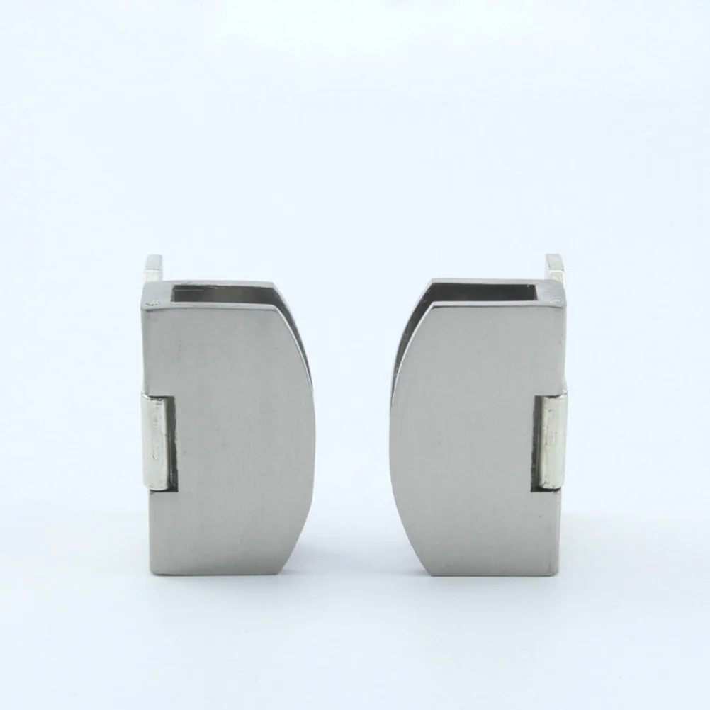 

Zinc Alloy Glass Square Clamp for Bathroom Office Glass Fixation Durable Strong Load Bearing Silver Practical Design 5-8mm