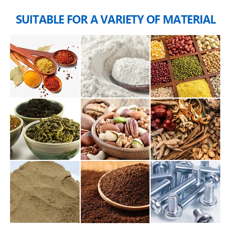 Small Manufacturing Machines Tea Weighing and Packing Filling Machine 3 Head Weighing Small Packing Machine