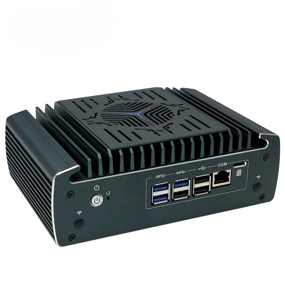 

Yanling Embedded Barebone Industrial Mini pc 6 port with 1 Rj45 Com Usbs Dp Hd