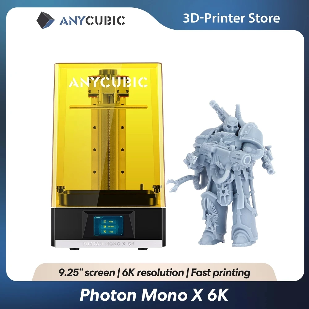 ANYCUBIC Photon Mono X 6K 3D Printer diy resin 3d printer kit anycubic