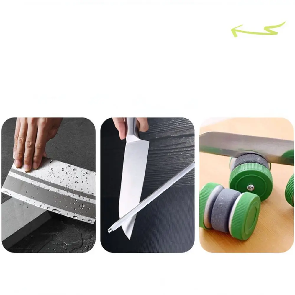 Kitchen Sharpener Double Sided Diamond Whetstone Professional Honing Tool Household Blade Grinder Portable Accessory