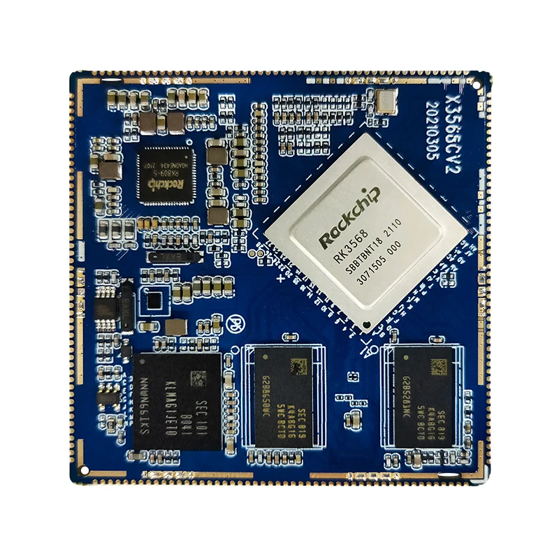 Smartfly X3568 core board Quad-core A55 Rockchip RK3568 2GB/4GB DDR4 16GB eMMC RK809 PMU support dynamic frequency modulation