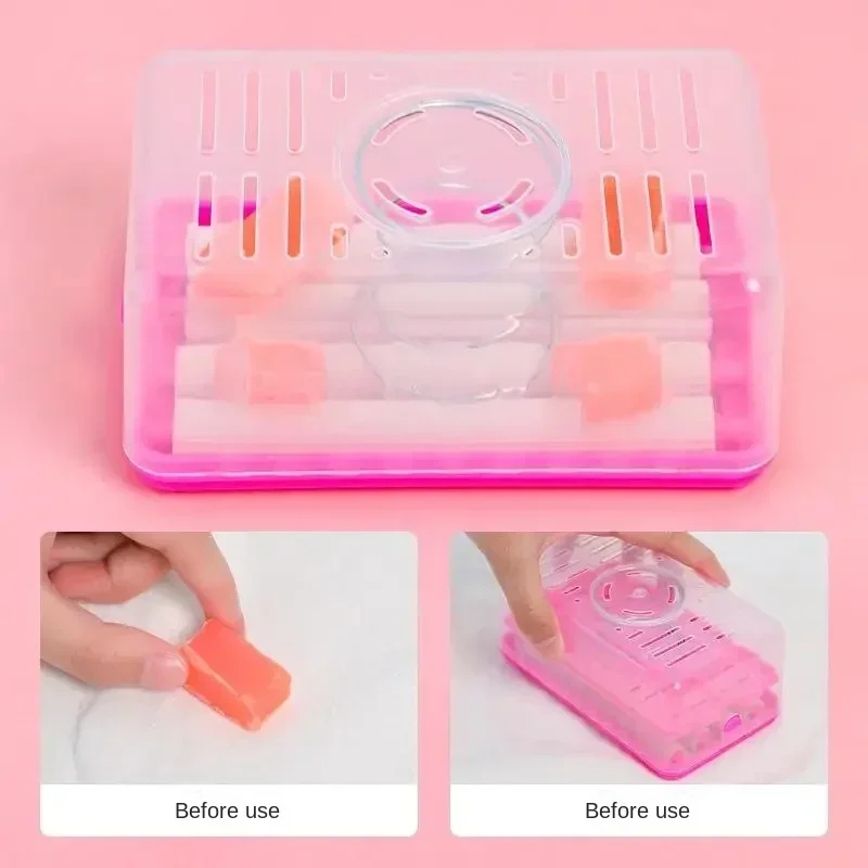 New Hand Free Scrubbing Soap Box Multifunctional Bubble Box Household Automatic Soap Drain Roller Laundry Soap Drainage Type