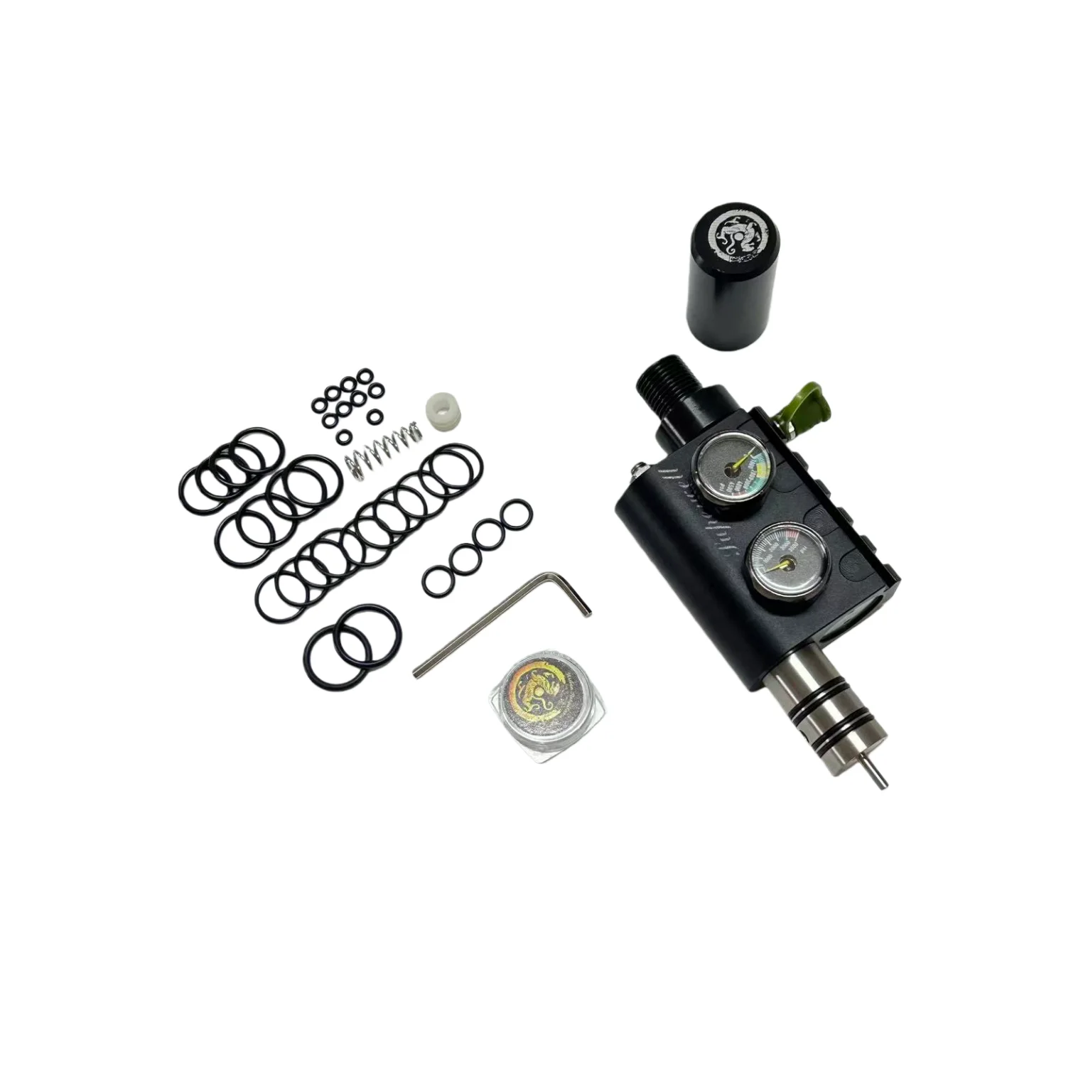 Constant Pressure Valves Aluminum Alloy High-Pressure Air Condition Double Gauges 4500psi 6000psi 30Mpa 40Mpa
