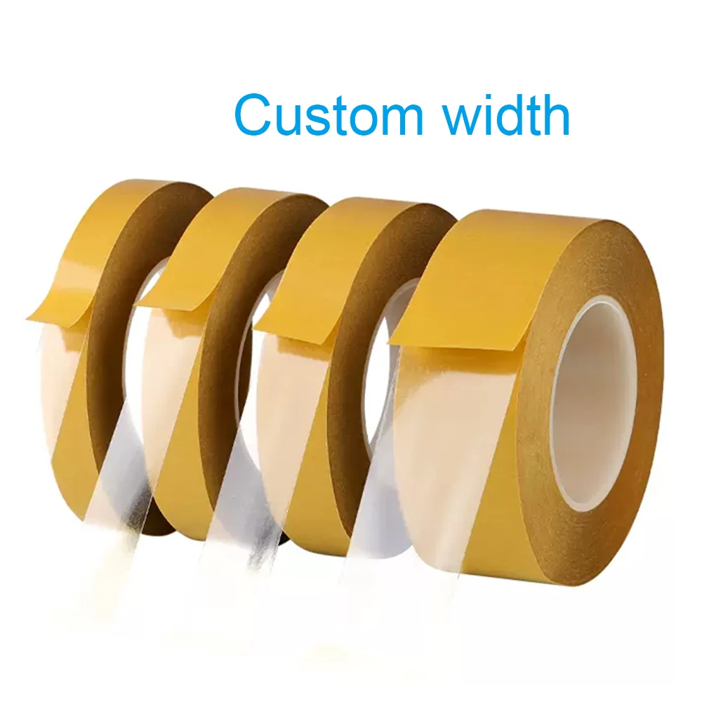 150mm Thick PET Double Sided Tape High Temperature Resistance No Trace Transparent Heat Resistant Strong Adhesive Tape 50M