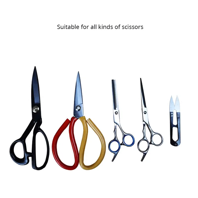 Forbici angolari professionali Strumento per affilare l'artefatto per affilare il taglio dei capelli su misura Macchina da taglio per forbici da cucina