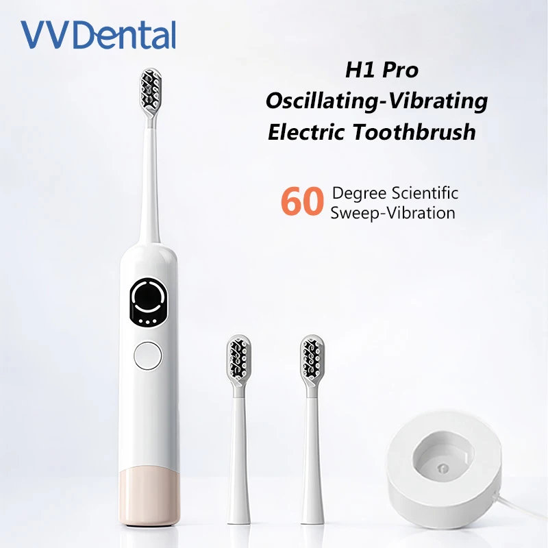 Electric Toothbrush for Adults Soft Bristle Portable Battery Endurance IPX7 Waterproof Intelligent Effective Oral Care