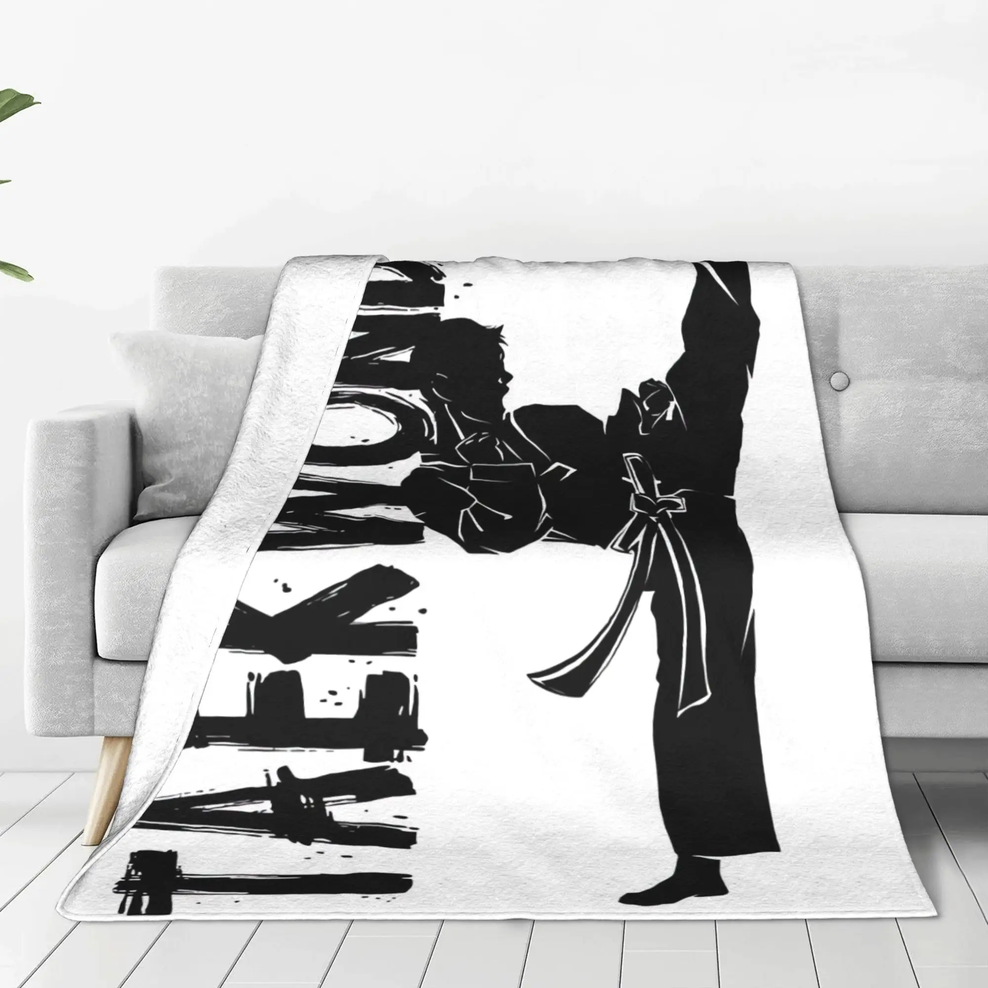 Taekwondo  Blanket Quality Warm Soft  Throw Blanket Winter Girls Boys Couch Bed Aesthetic Bedspread