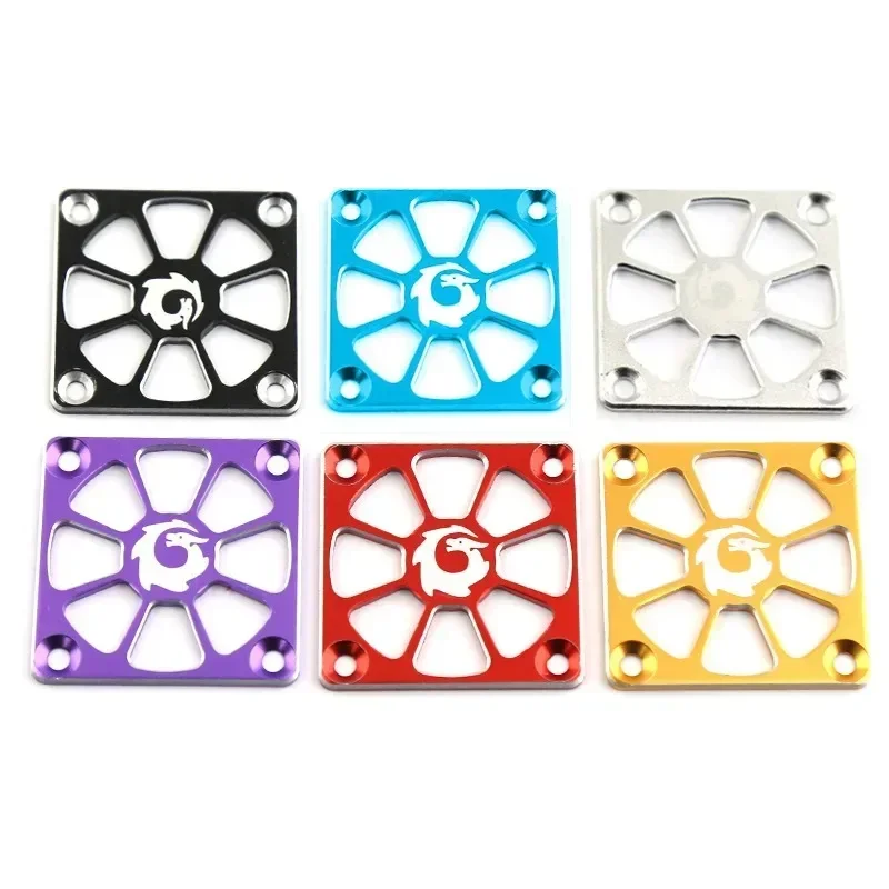 40x40mm Aluminum Alloy Fan Guard - Protective Cover for RC Motor & ESC Cooling Fans - Ventilated Design Fits Most 1/8-1/10 Scale