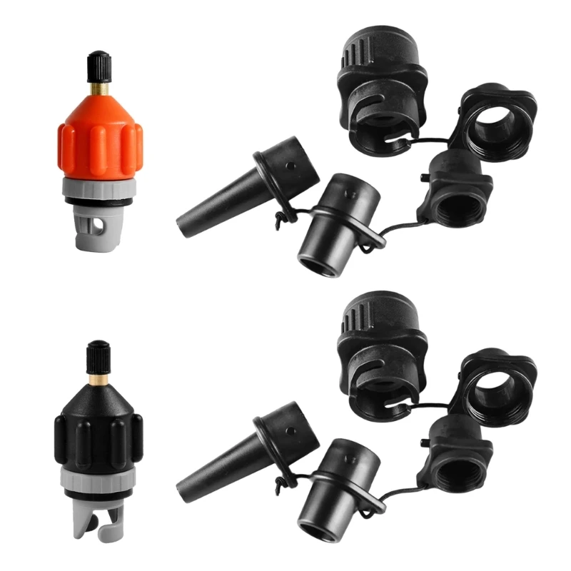 

Inflatable Boats Pumps Adapter Converter Conventional Air Adapter with 4 Nozzle X5QF