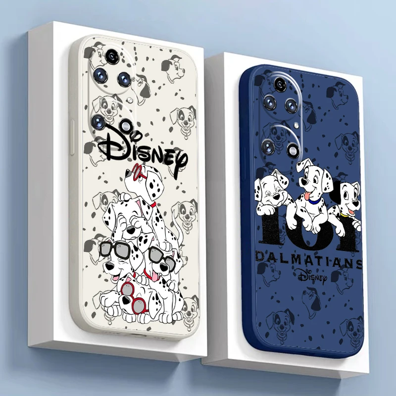 101 Dalmatians Cute Dog Phone Case For Huawei P50 P50E P40 P30 P20 PRO LITE 5G P Smart Z S 2021 Funda Liquid Silicone Back