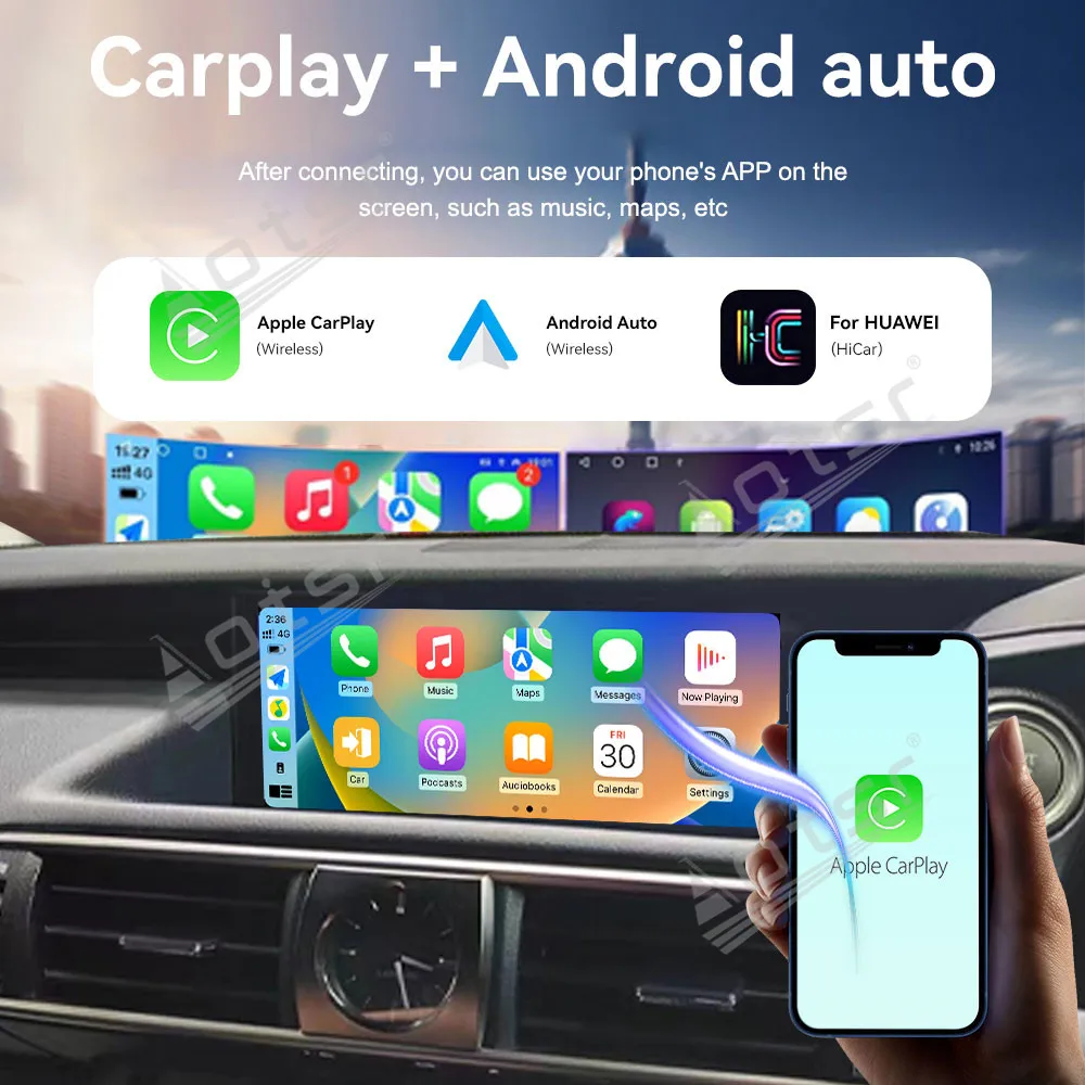 

10.25" Android 13 CarPlay Car Radio For Lexus IS 2013-2017 AI Touch Screen Multimedia Player GPS Navigation Car Accessories DSP