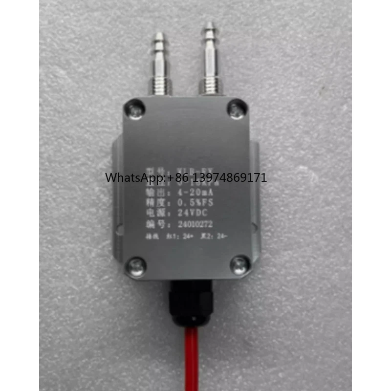 

Differential Pressure Transmitter 4-20mA 0-5V 0-10V Duct Wind Pressure Sensor Furnace Negative Pressure Transducer