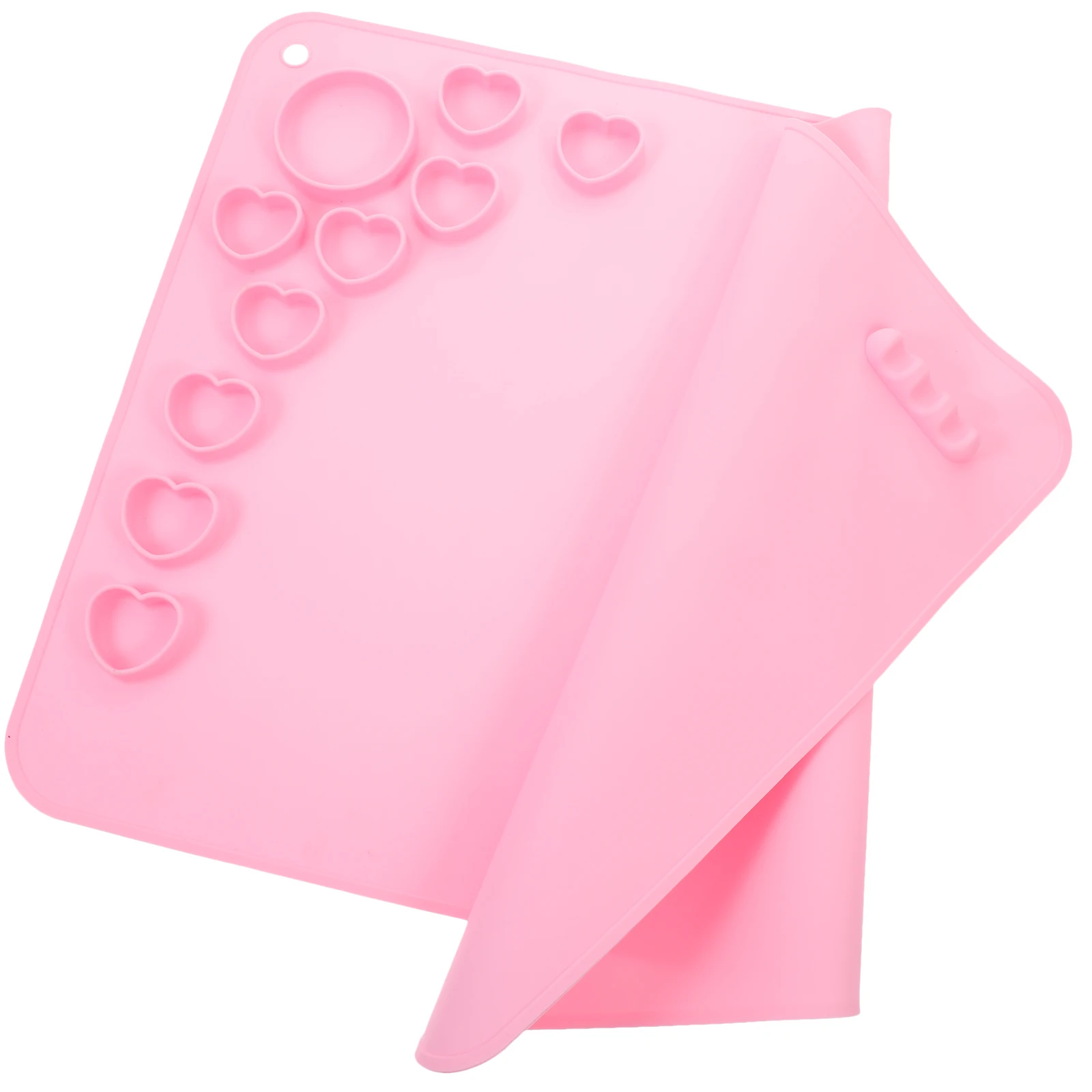 

1pc Silicone Painting Kids Craft Pad Non-stick Reusable Pink Easy Painting Mat Silicone Clean Protect Table Supplies