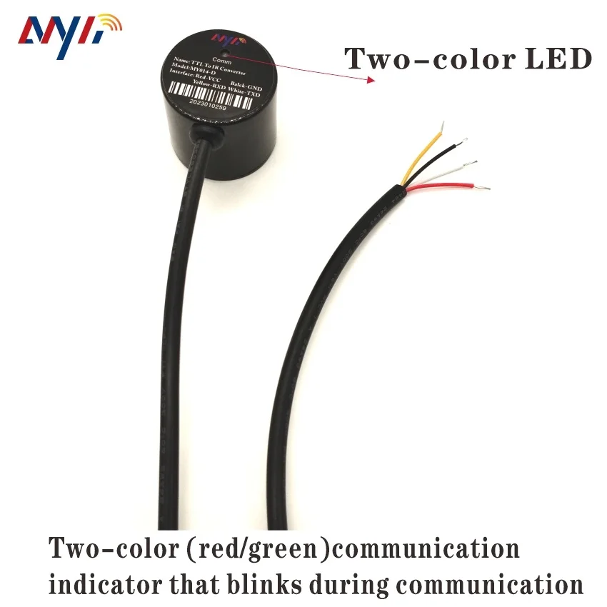 Imagem -02 - Luz Infravermelha Ttl ir Iec1107 Dlms Comunicação Bidirecional Medidor Kwh Medidor de Protocolo de Eletricidade e Gás Sonda Óptica Ttl