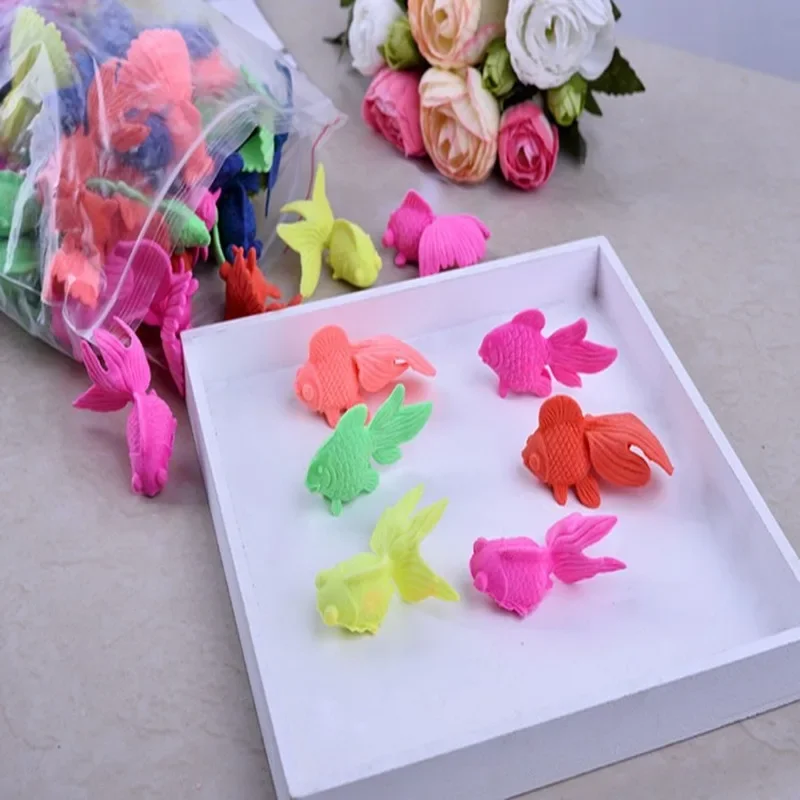 Novelty water grow up ocean animal rose flower fish for child educational toy kids immagination funny toys