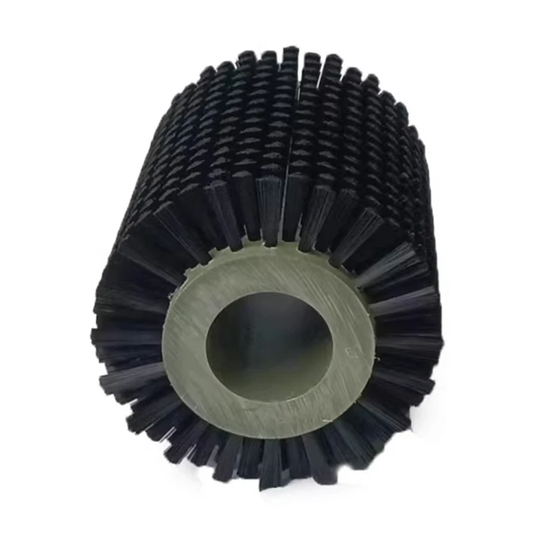 Roller soft and hard bristle cylindrical roller conveyor belt cleaning machine sand screening machine belt cleaner industrial