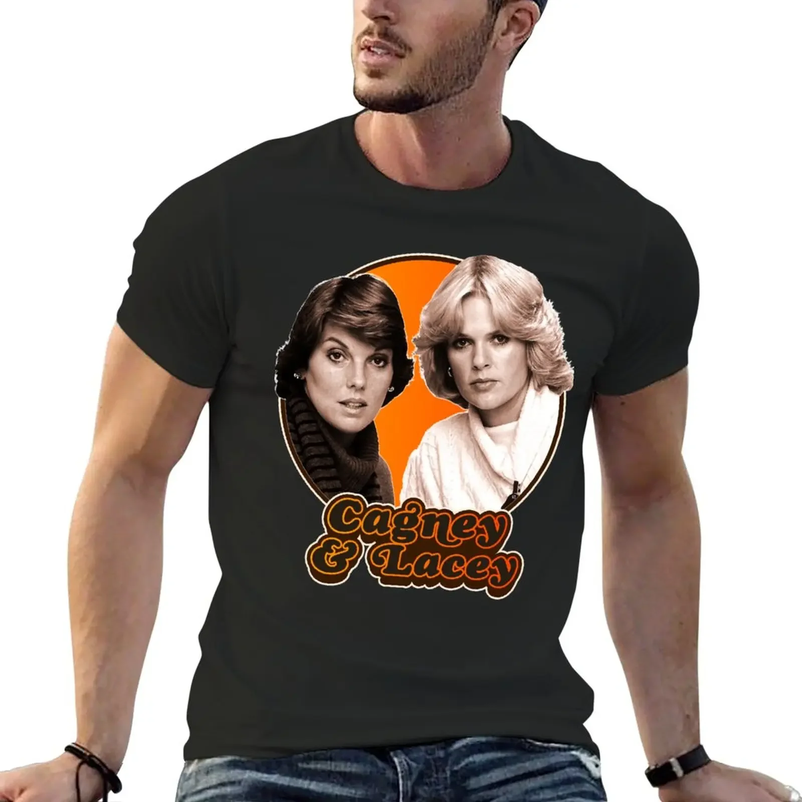 

Gift For Men Cagney And Lacey Retro 80S Tribute Awesome For Movie Fan T-Shirt funnys men clothing