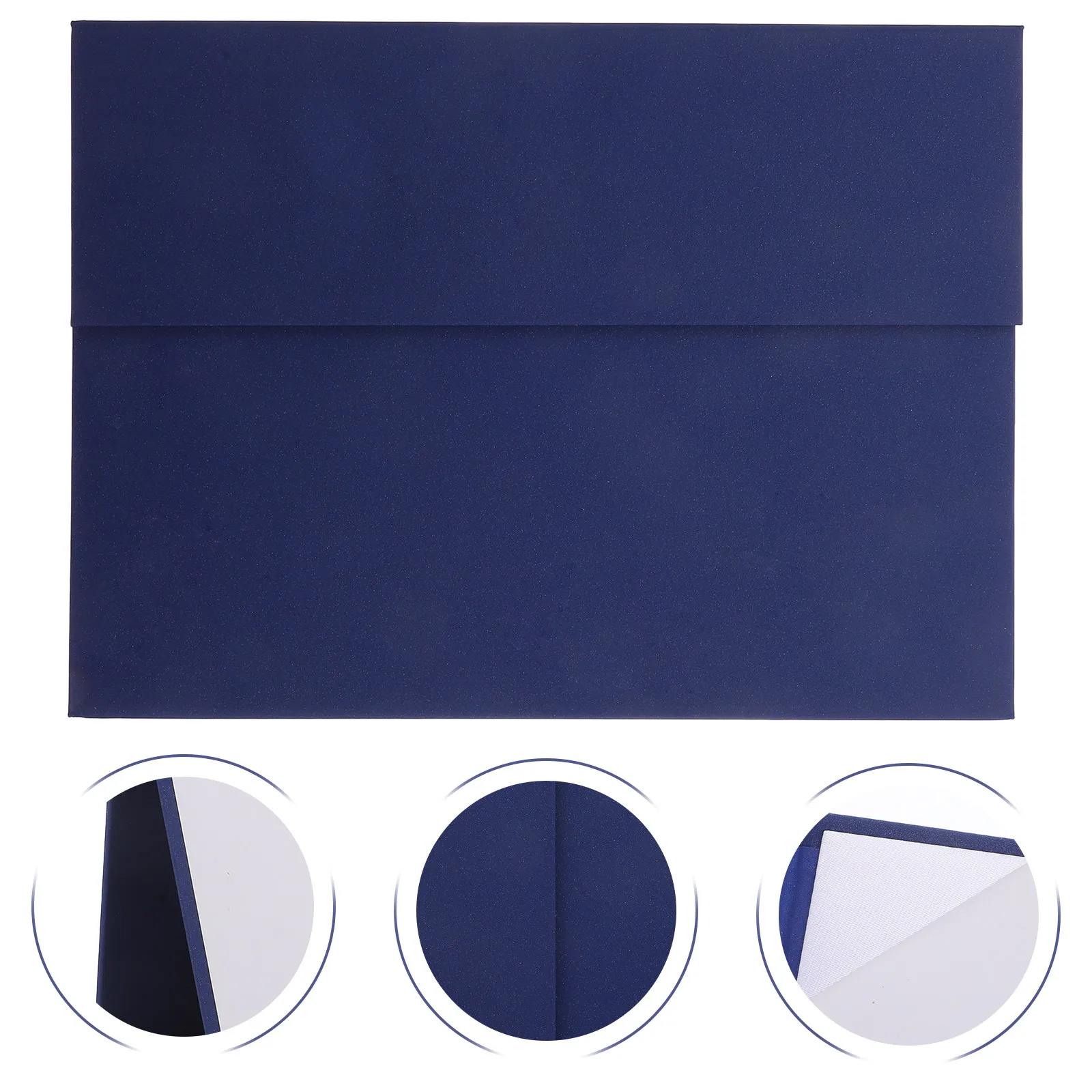 A4 Tri-Fold Diploma Cover Blank Certificate Folder Document Holder Award Presentation Graduation Ceremony Holder