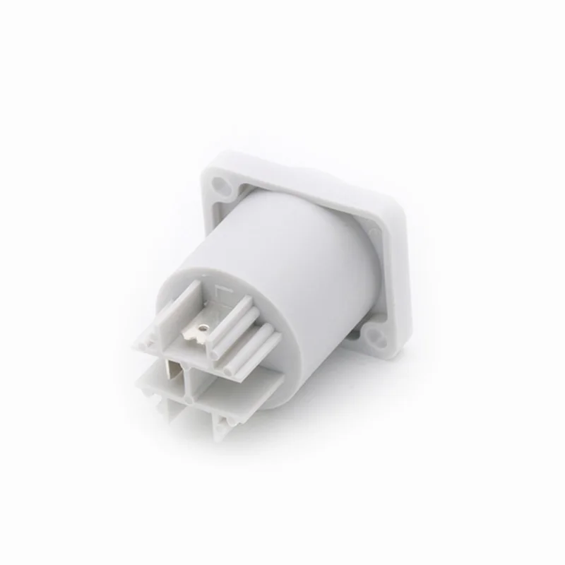 10pcs/lot 3 Pin Powerconnector Female Jack Panel Mount NAC3MPA NAC3MPB AC Power Chassis for Stage Light LED Connector 20A/250V