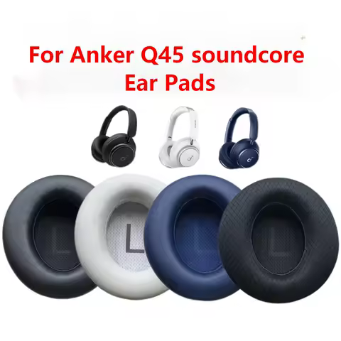 Ear Pads for Anker soundcore Space Q45 Headphones replacement earmuff ear pillow ear covers upgraded cooling Gel ear cushions